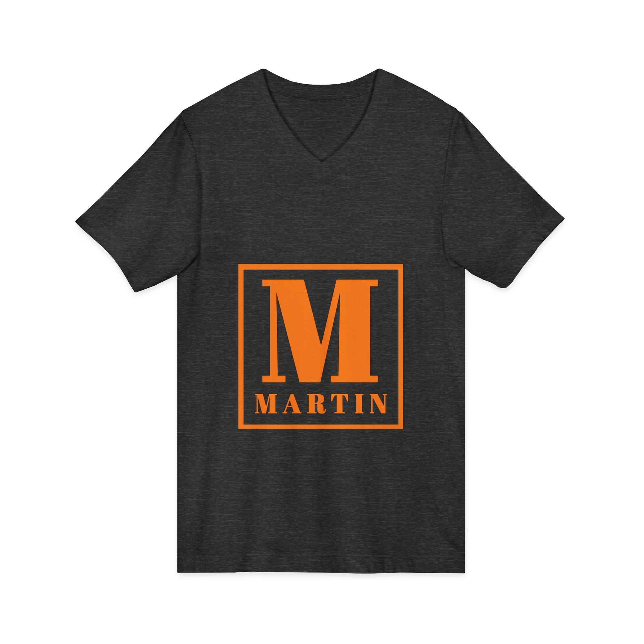 Monogram M Martin V-Neck Tee — Personalized Initial Shirt