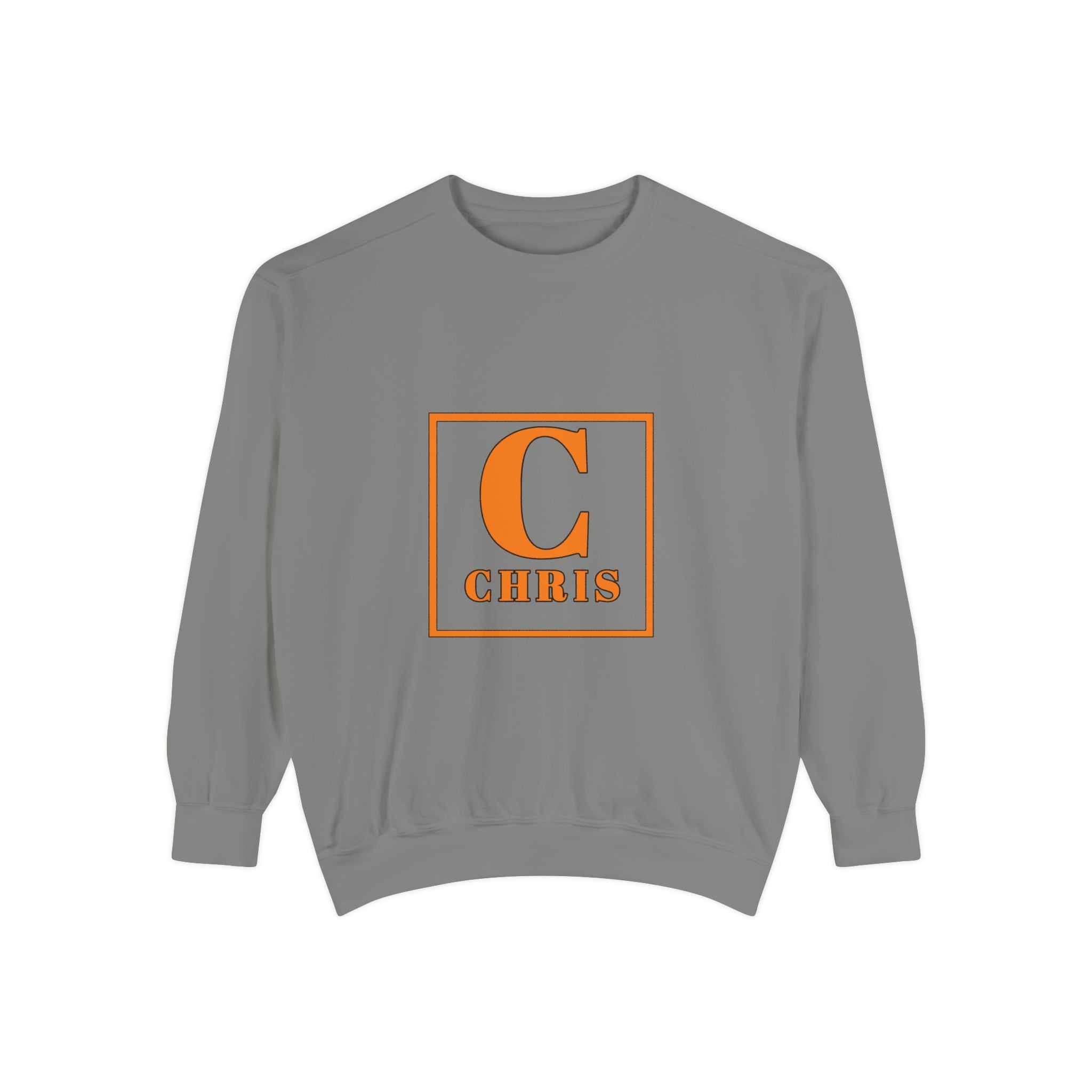 Personalized 'C' Initial Sweatshirt — Chris Monogram Crewneck
