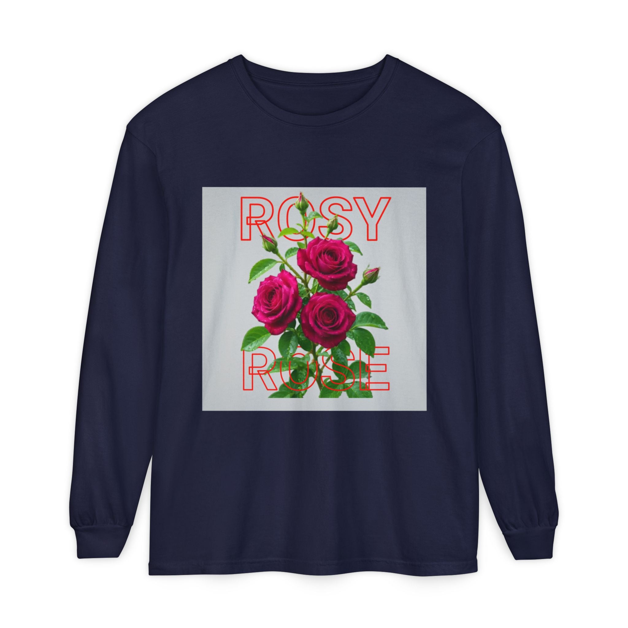 Rosy Rose Floral Long Sleeve Tee