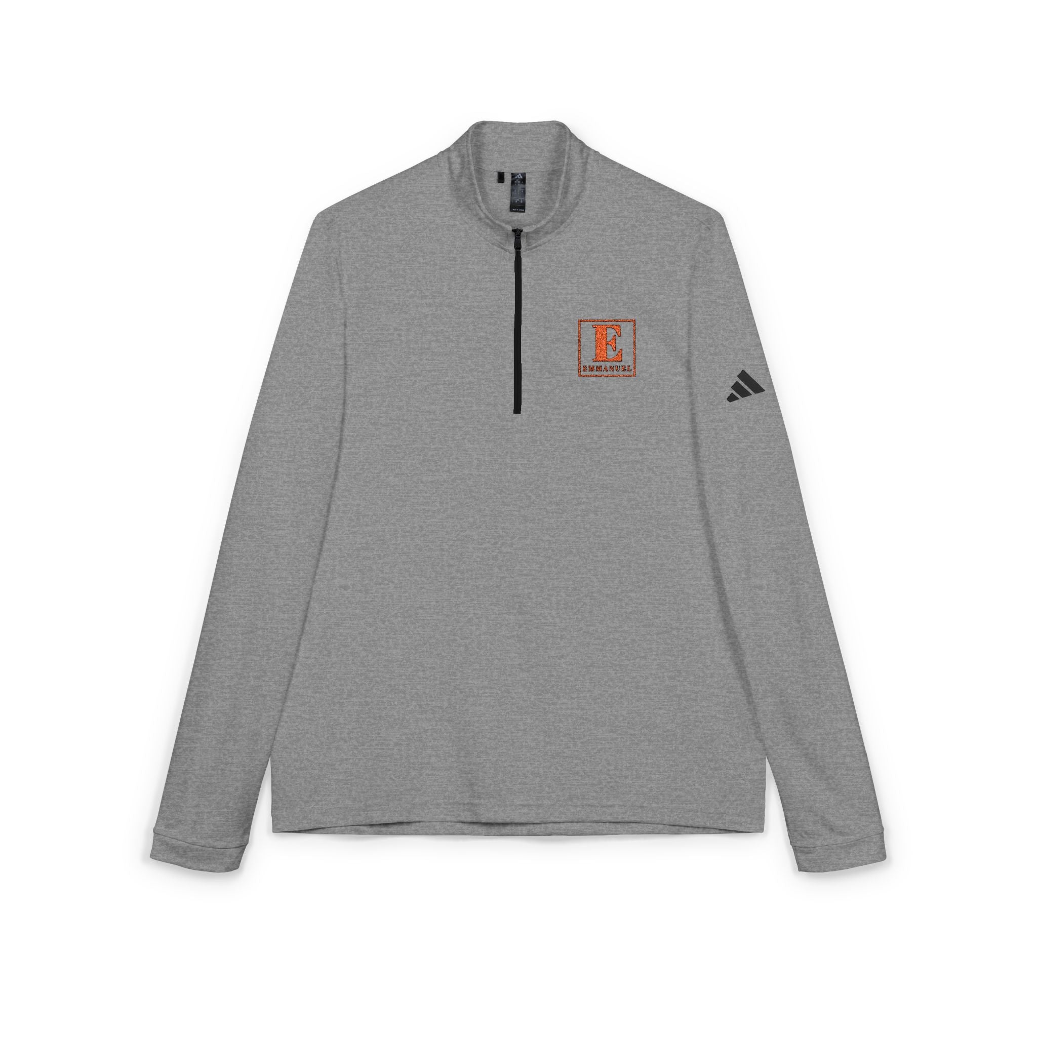 Embroidered 'E' Quarter-Zip Pullover - adidas Performance Golf Top