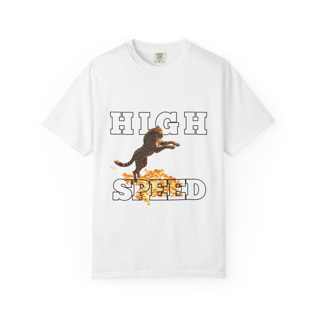 High Speed Cheetah Graphic T-Shirt — Vintage Racing Pup Tee