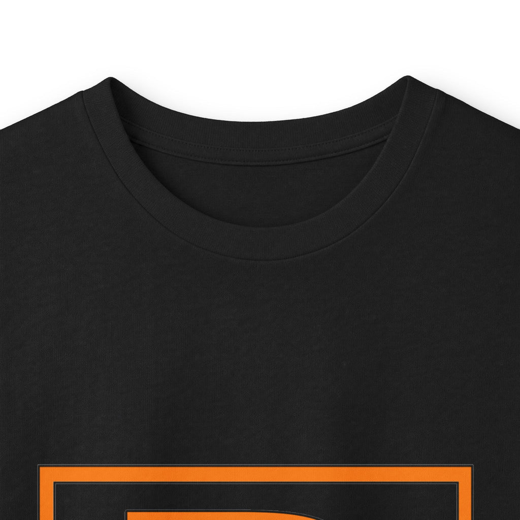 Richard Monogram Long Sleeve Tee — Retro Orange Initial R Shirt