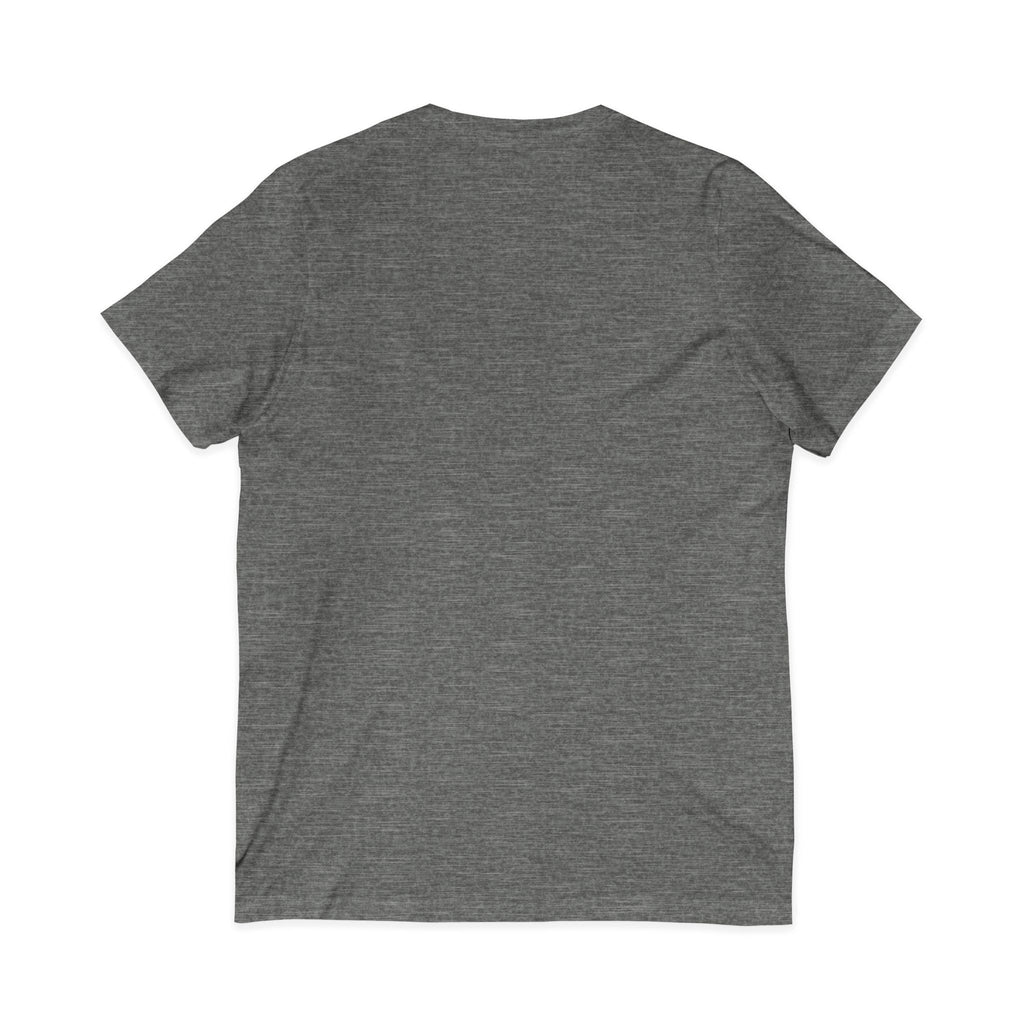 Kelly Monogram V-Neck Tee - Orange Initial K Personalized Shirt