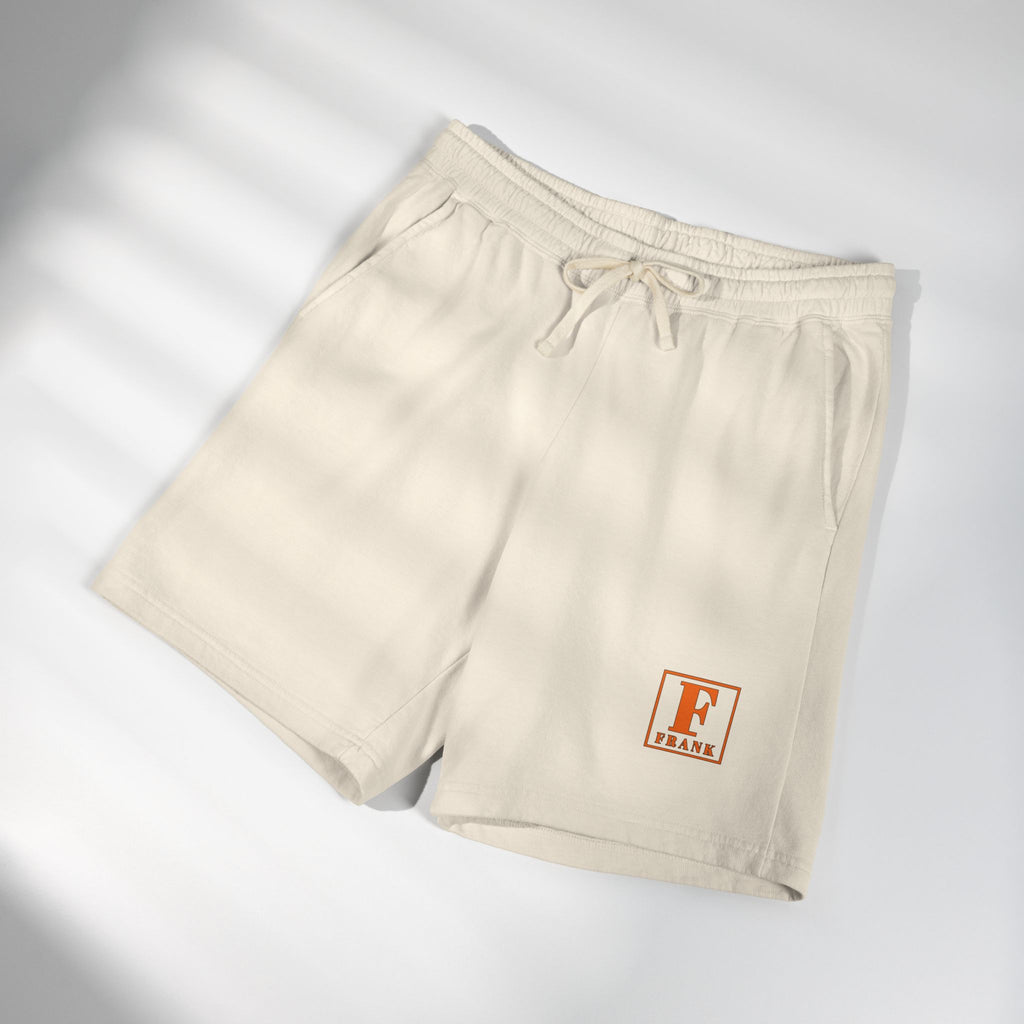 Lightweight Fleece Sweat Shorts — Minimal 'F' Logo Relaxed Lounge Shorts