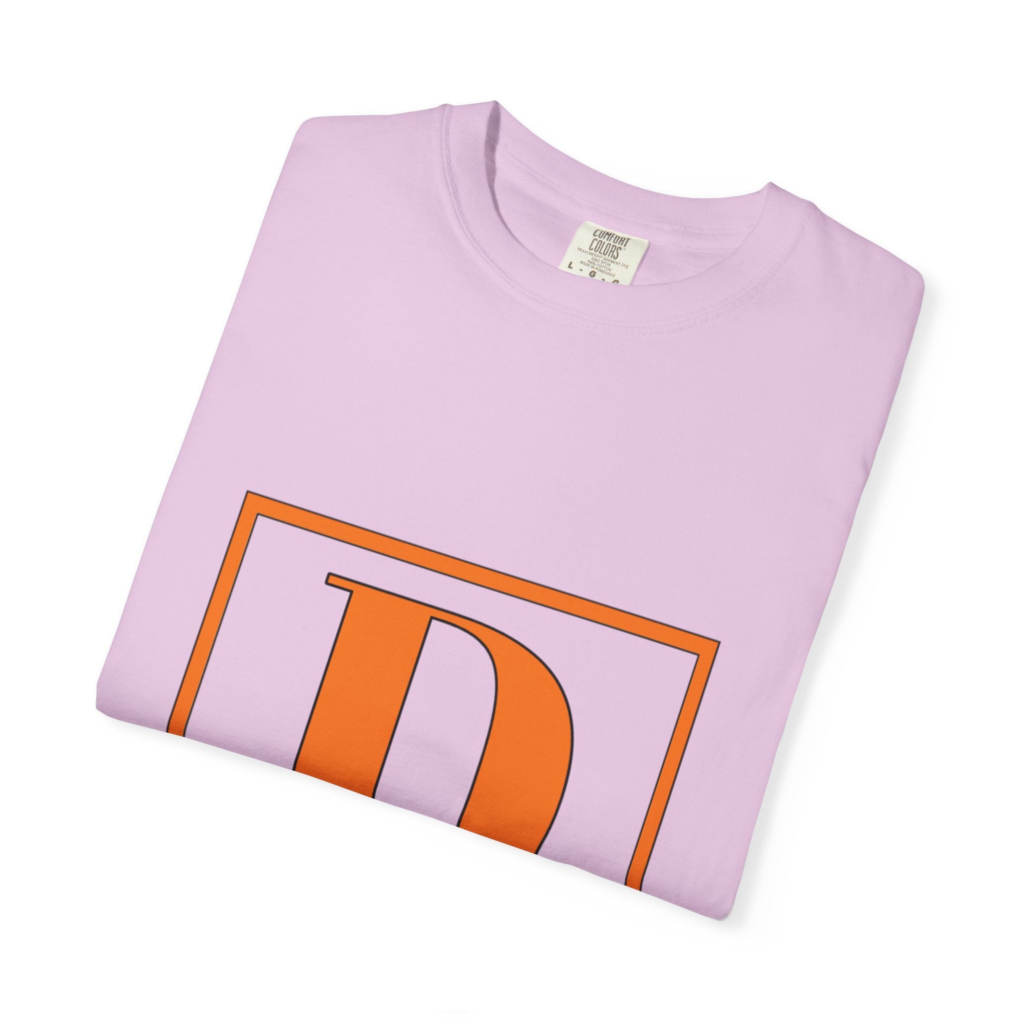 David Monogram T-Shirt — Bold Initial Box Graphic