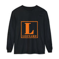 Leonard Monogram Long Sleeve Tee — Personalized Initial L Shirt
