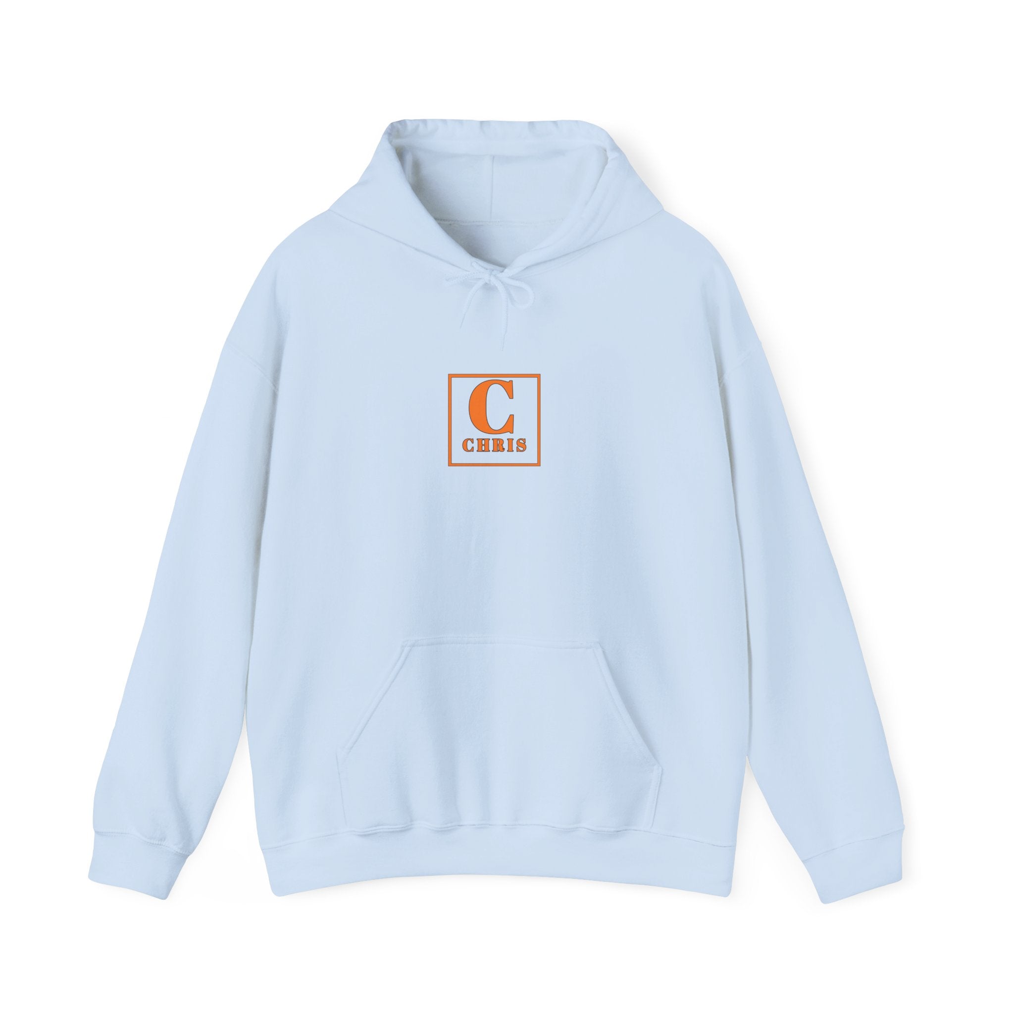 Initial C Monogram Hoodie — Personalized ‘C’ Chest Logo Pullover