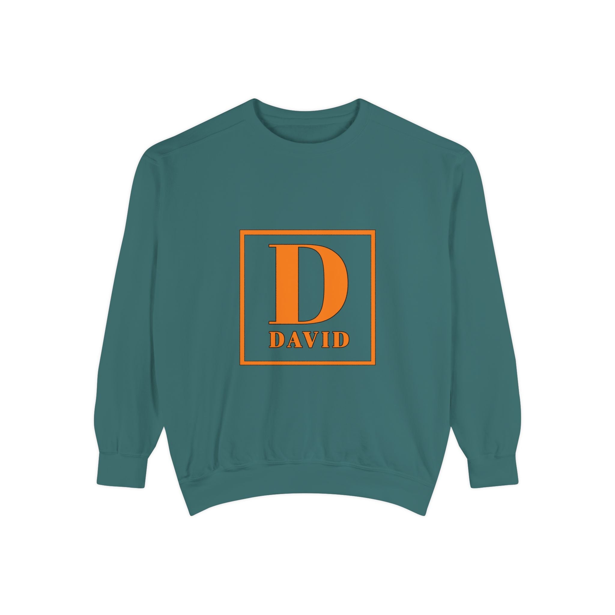 David Monogram Sweatshirt — Personalized Initial D Crewneck