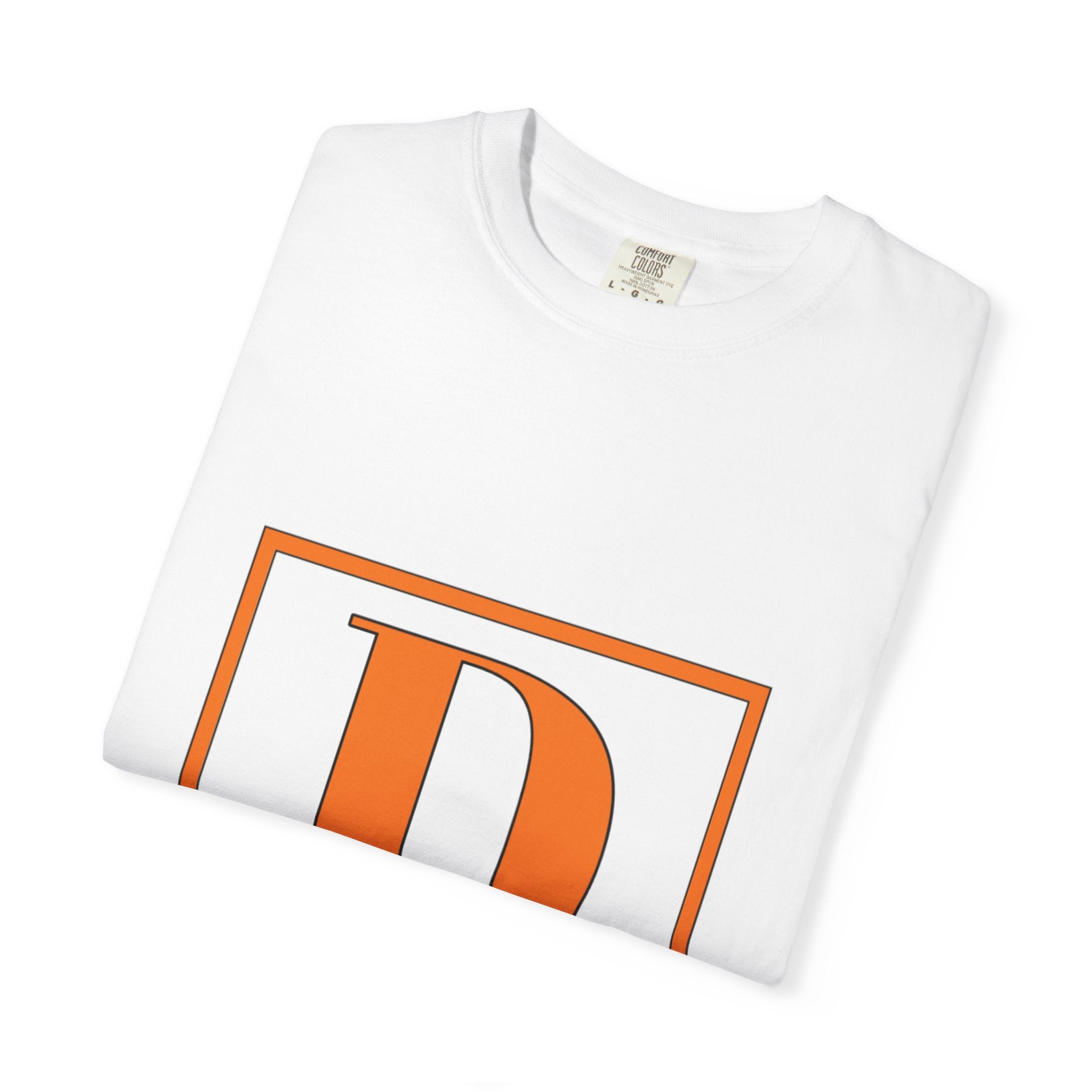 David Monogram T-Shirt — Bold Initial Box Graphic