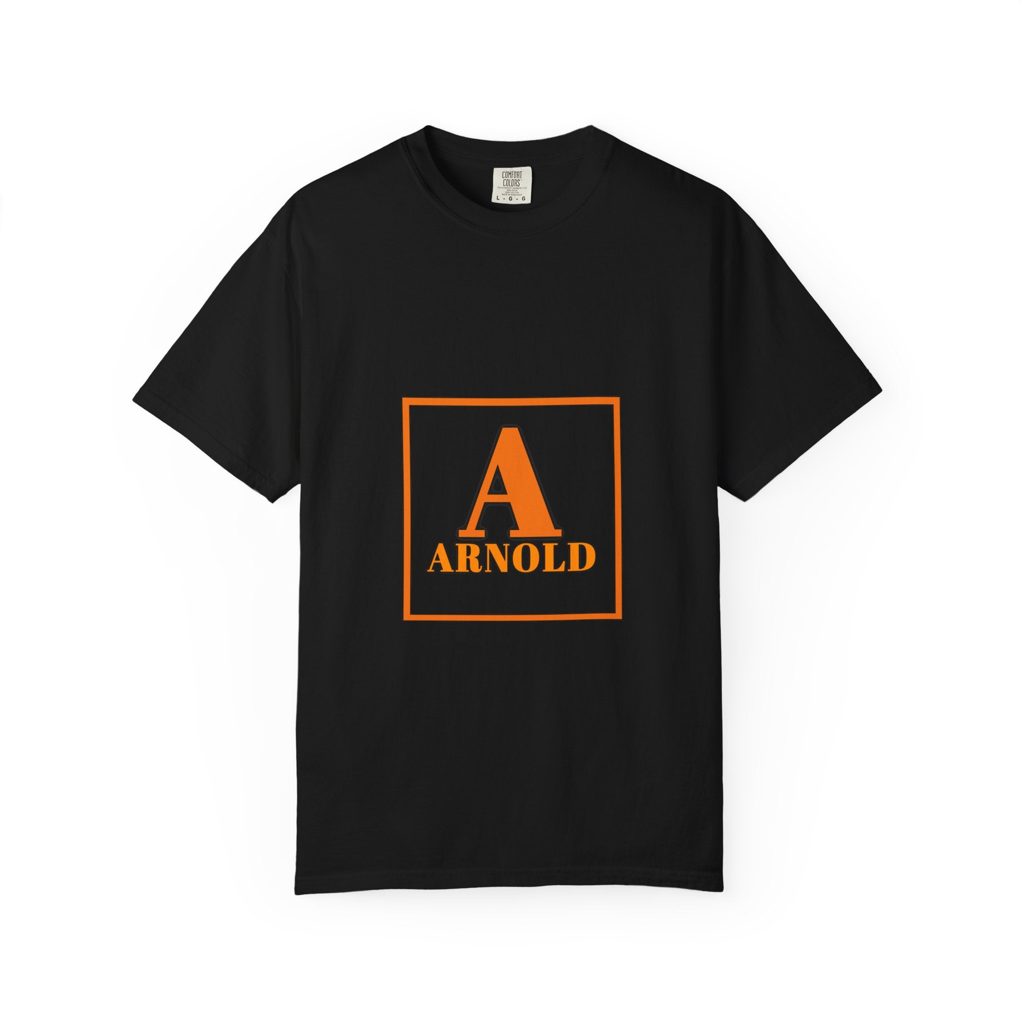 Arnold Monogram T-Shirt — Vintage Block Initial Graphic Tee
