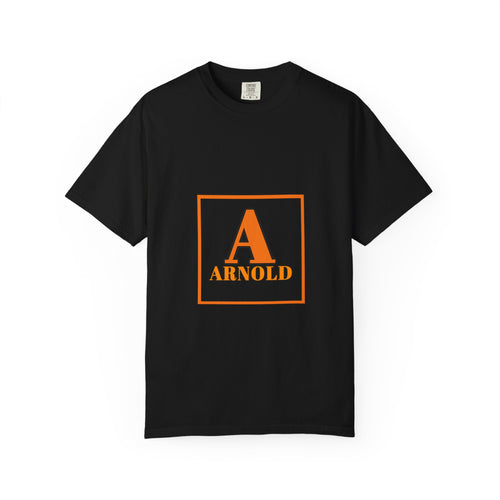 Arnold Monogram T-Shirt — Vintage Block Initial Graphic Tee