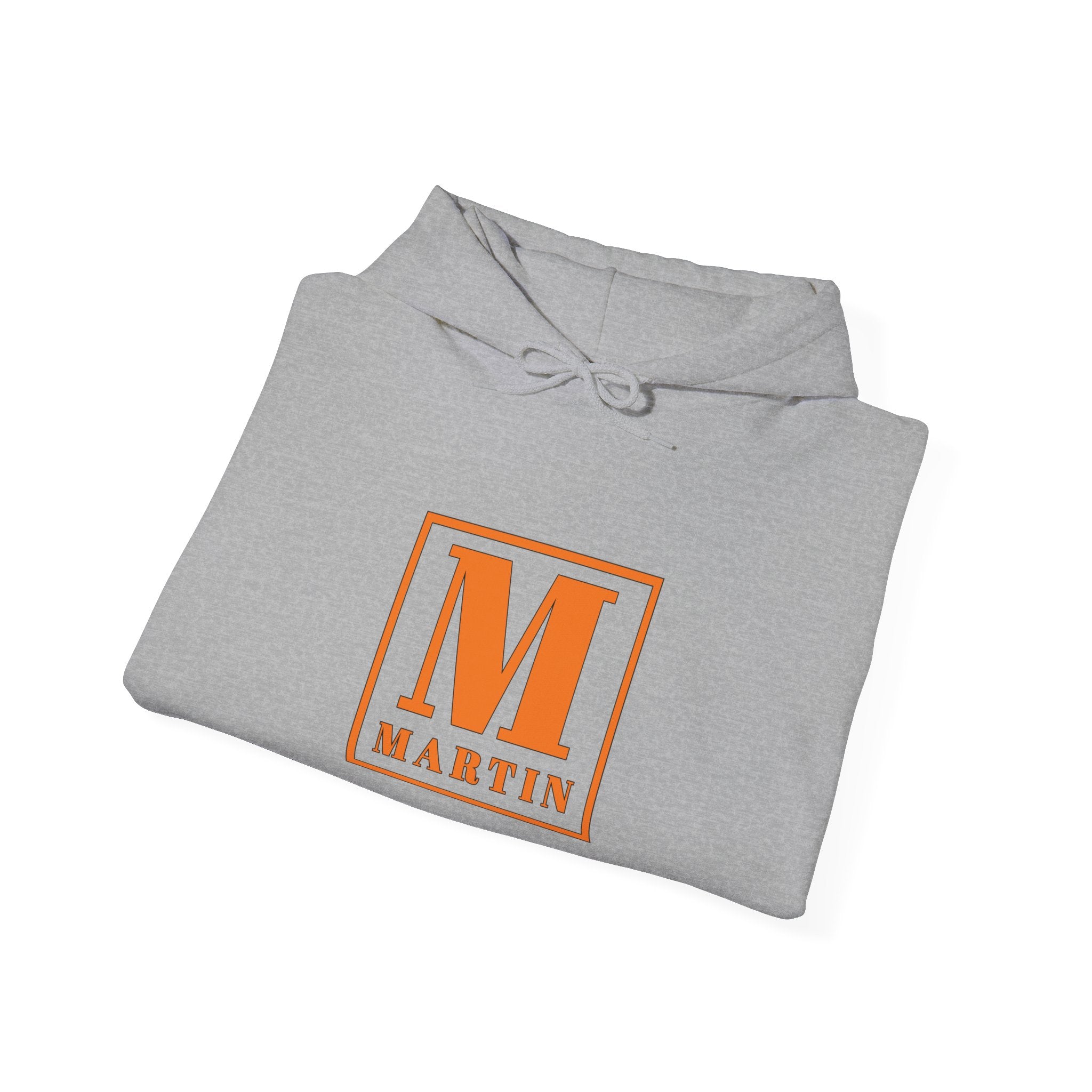 Monogram 'M Martin' Hoodie — Custom Initial Square Logo