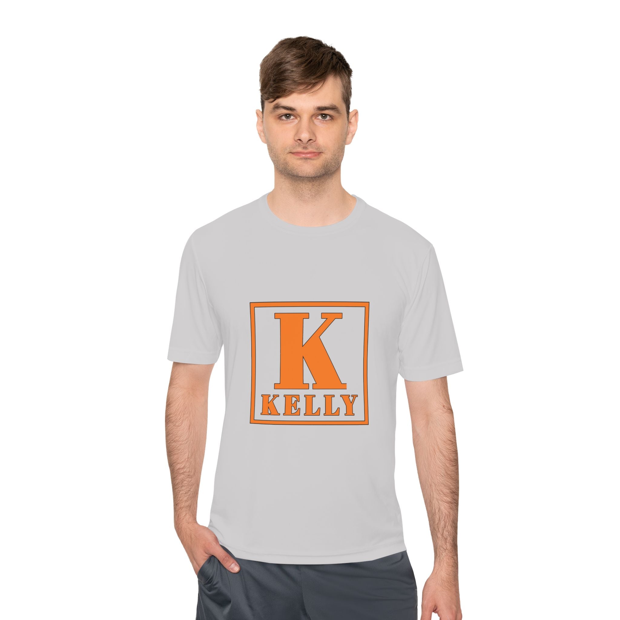 Kelly Block Initials Performance Tee
