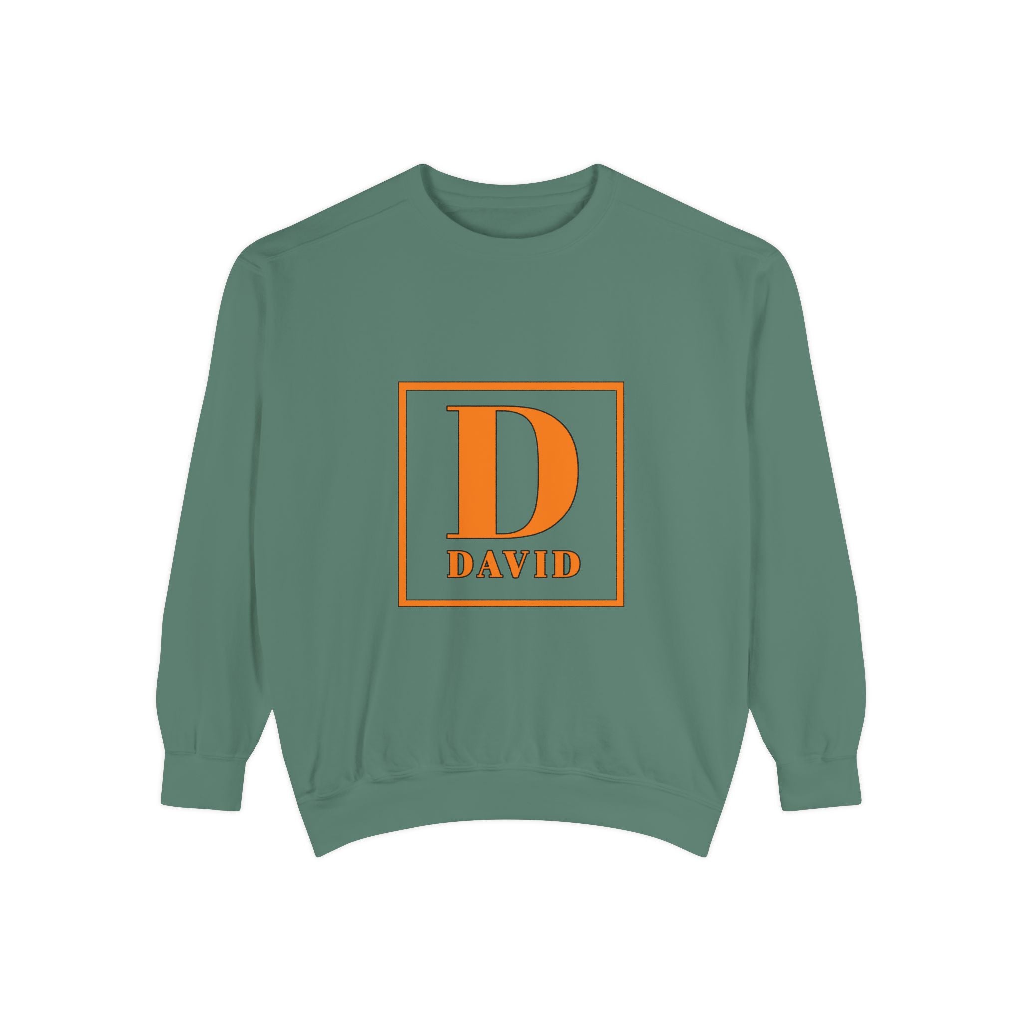 David Monogram Sweatshirt — Personalized Initial D Crewneck