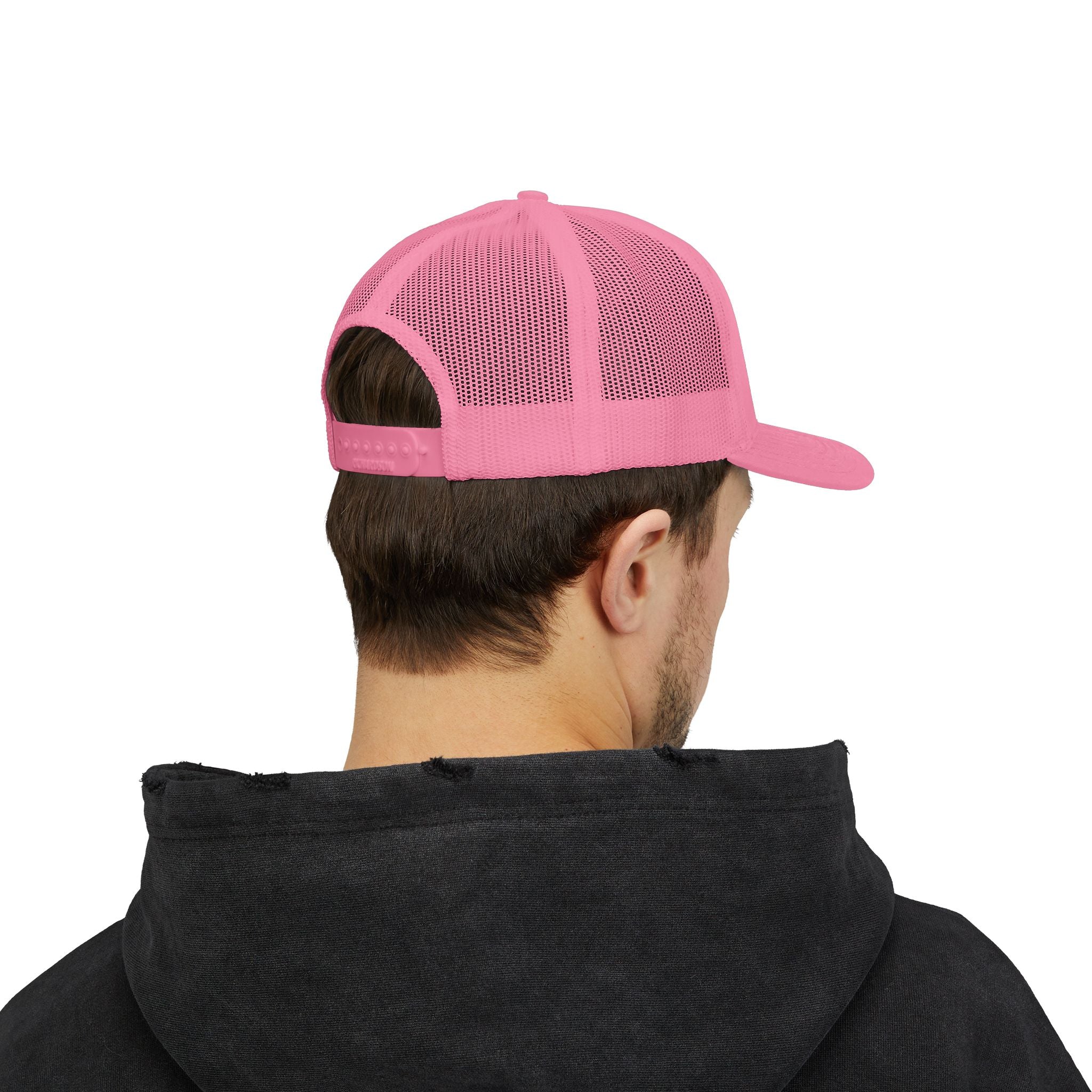Trucker Cap — Be Happy Floral Embroidered Snapback