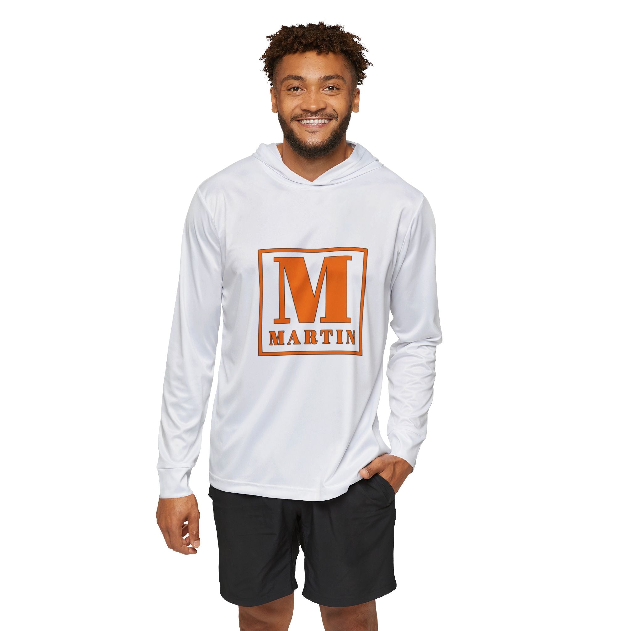 Personalized Martin M Hoodie — Men's Sports Warmup Pullover