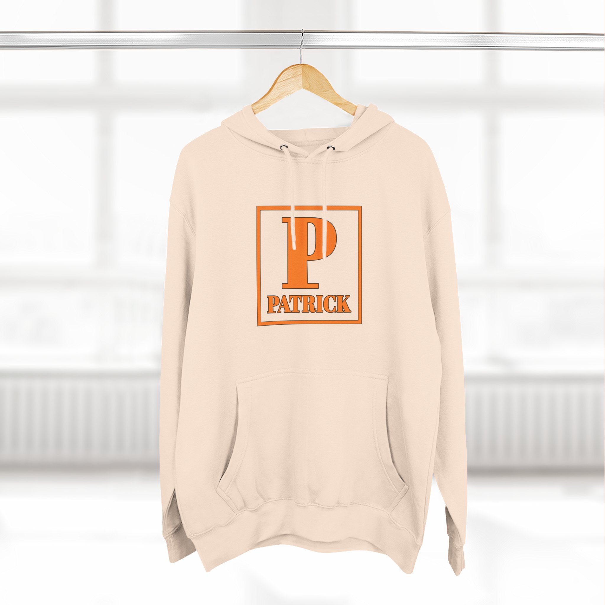 Patrick Monogram Hoodie — Personalized Initial P Letter Pullover