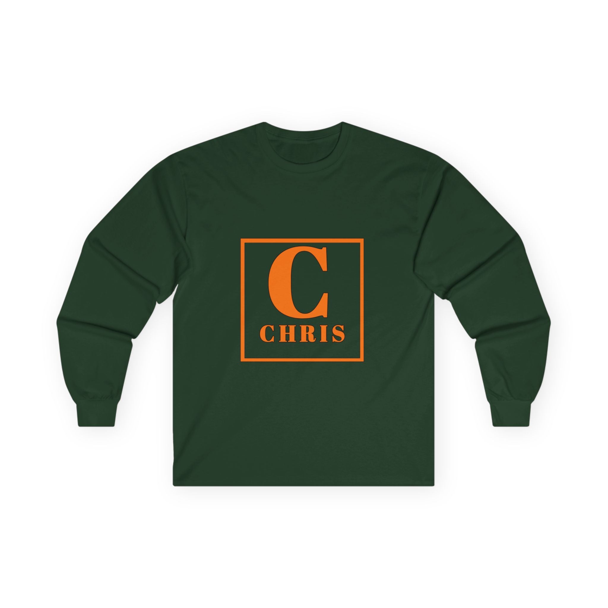 Monogram 'C' Chris Long Sleeve Tee — Personalized Initial Shirt