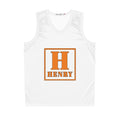 Personalized Basketball Jersey — Orange 'H' Initial & Henry Name