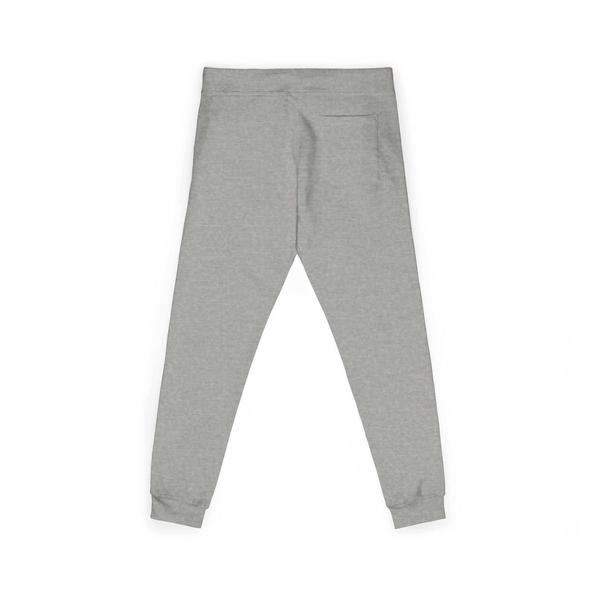 Embroidered Cozy Sweatpants — Minimal Red Crest Lounge Joggers