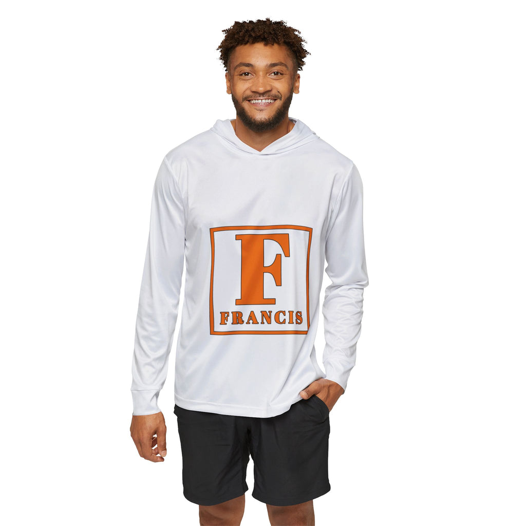 Francis F Monogram Hoodie — Men’s Sports Warmup Hooded Pullover