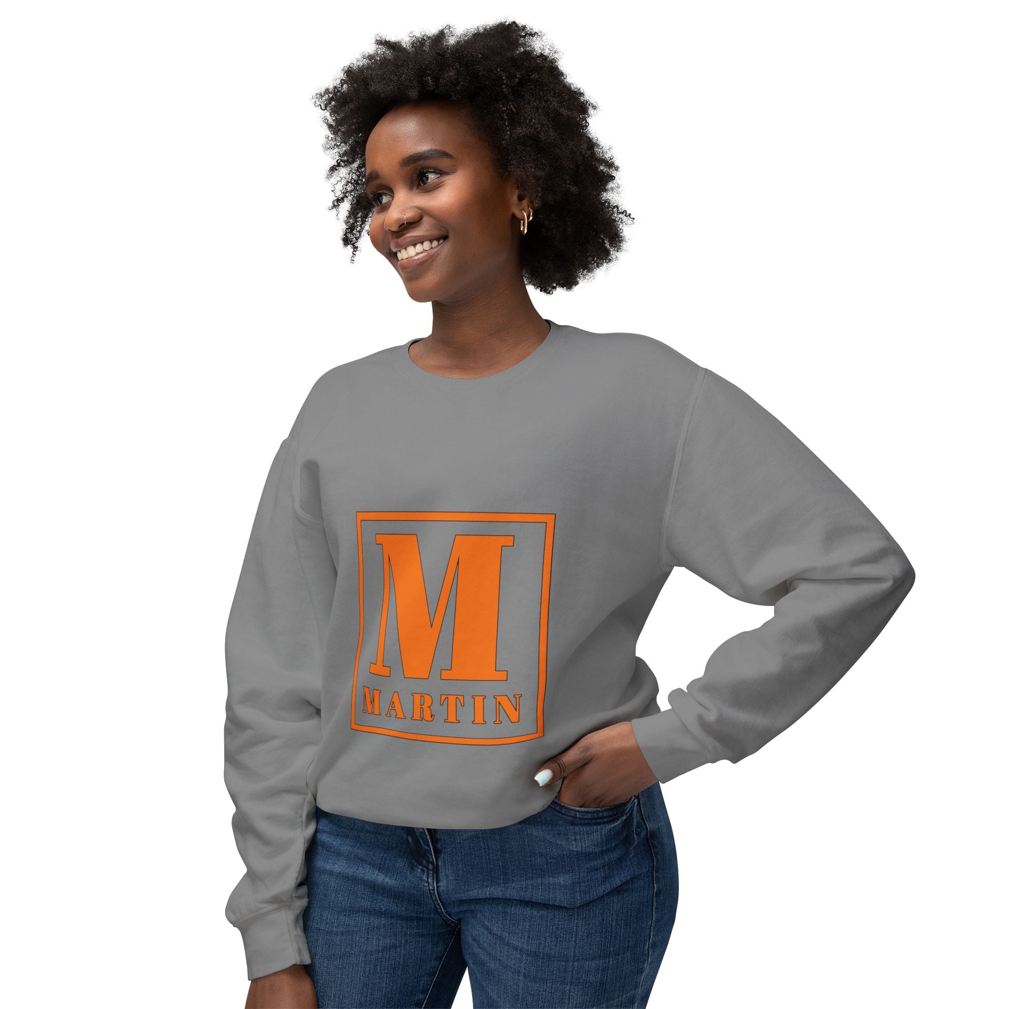 Personalized 'M' Monogram Sweatshirt – Martin Name Crewneck