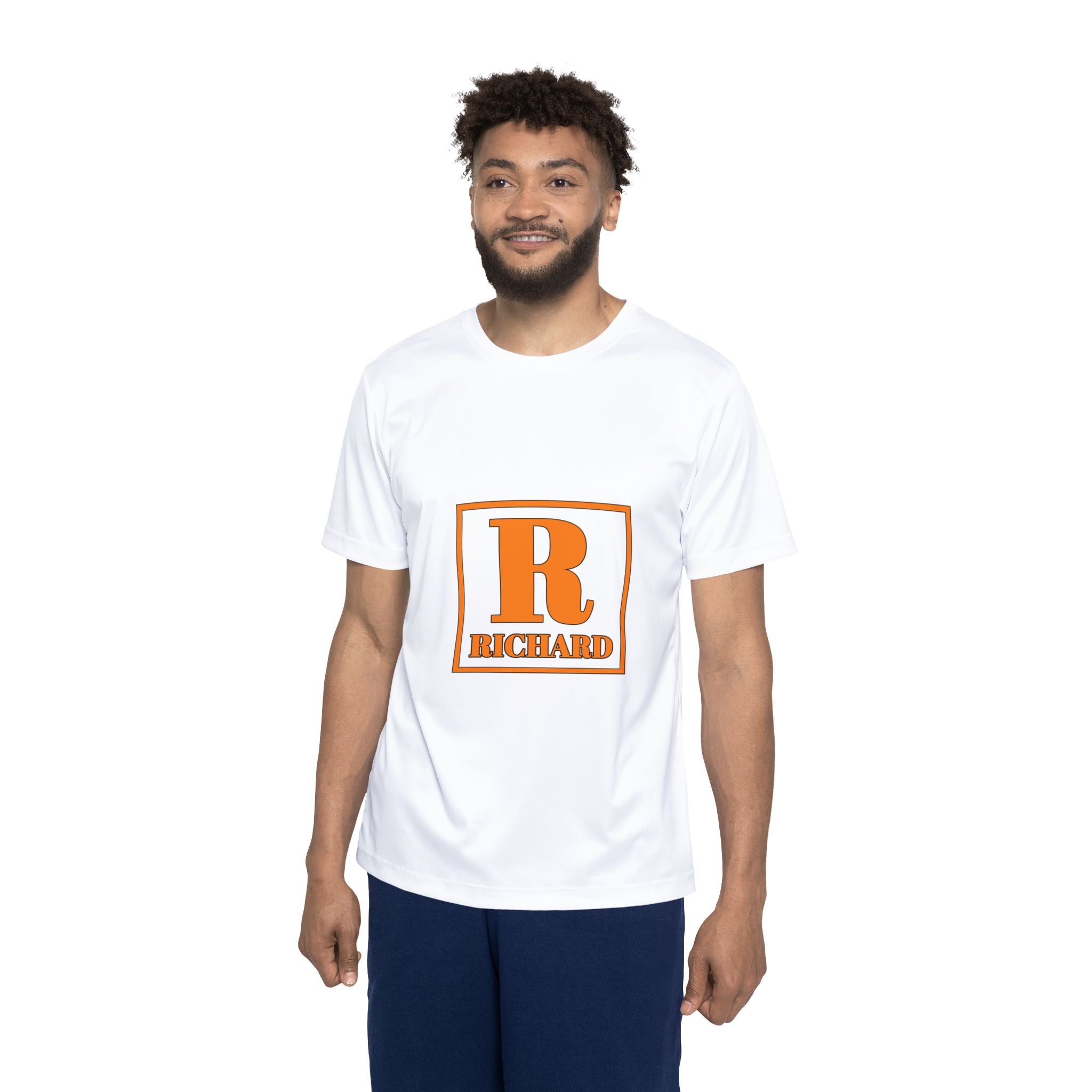 Personalized Sports Jersey — Bold 'R Richard' Graphic Tee