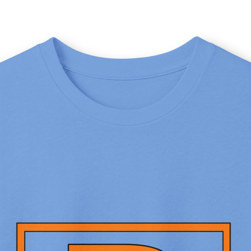 Patrick Monogram Long Sleeve Tee — Orange Block Initial P