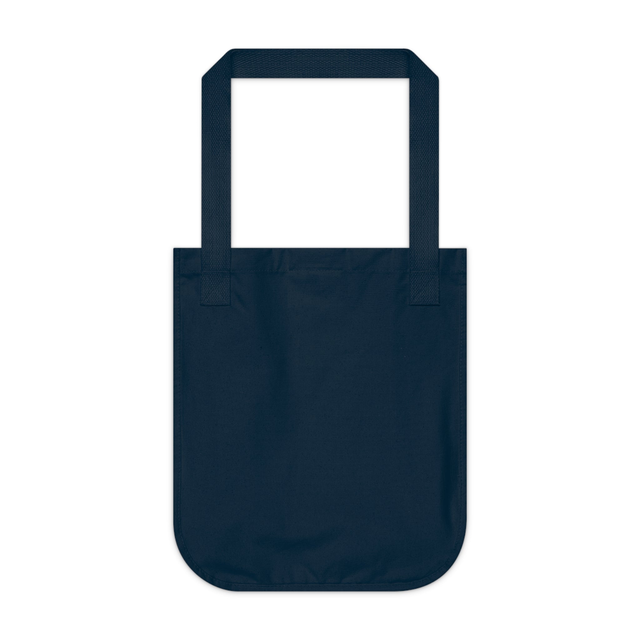 Stay Happy Floral Tote Bag – Positive Message Organic Canvas Tote