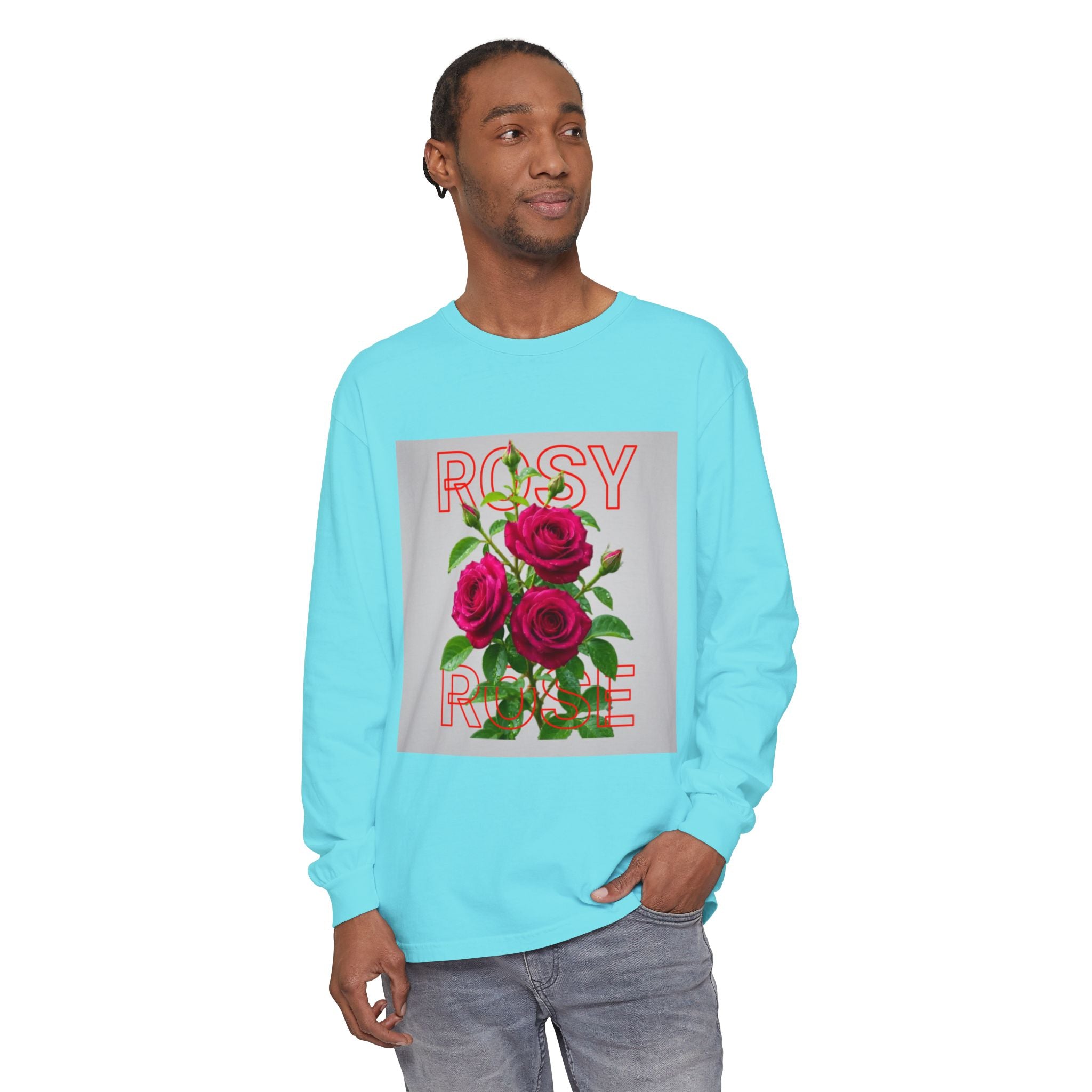 Rosy Rose Floral Long Sleeve Tee