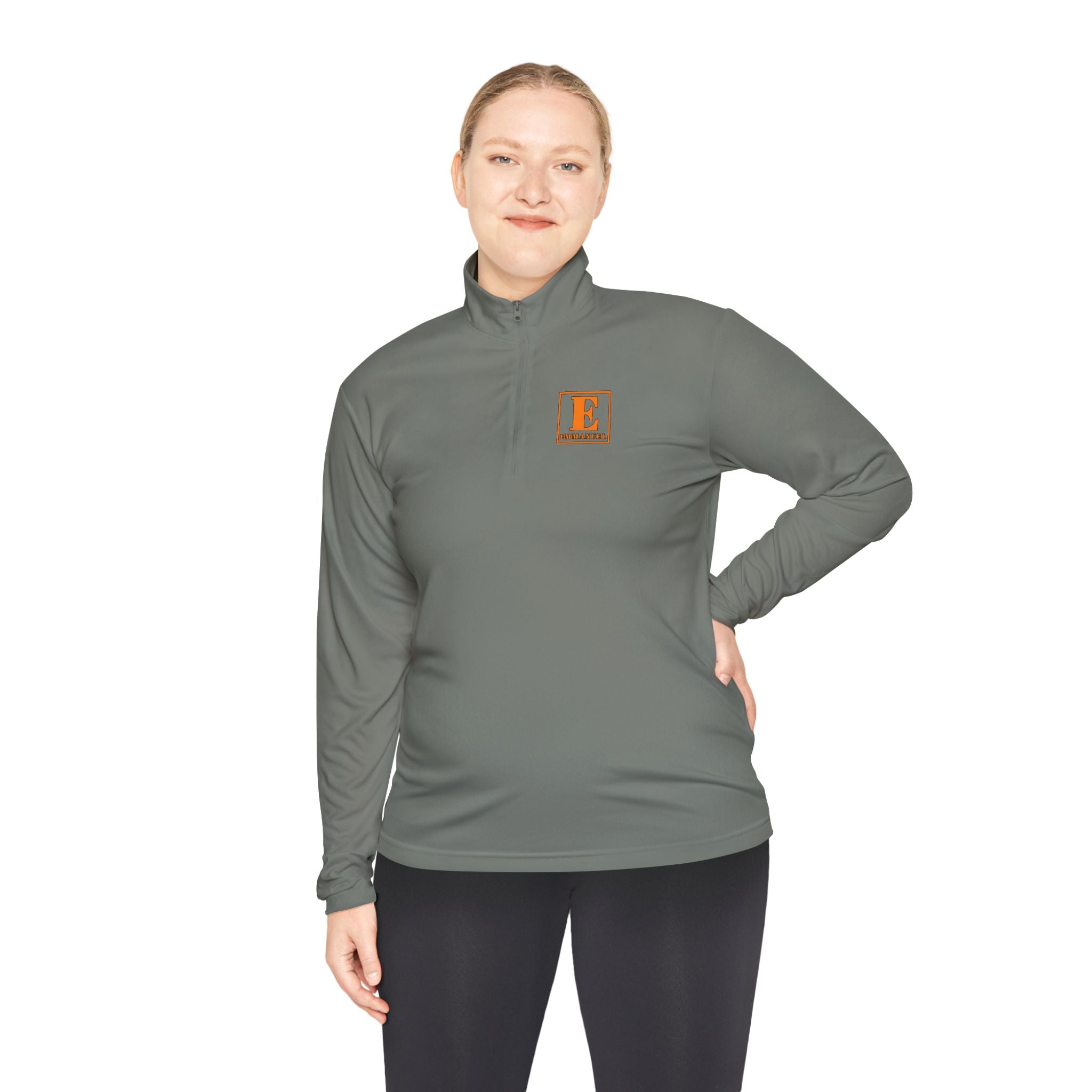 Ember Block E Quarter-Zip Pullover