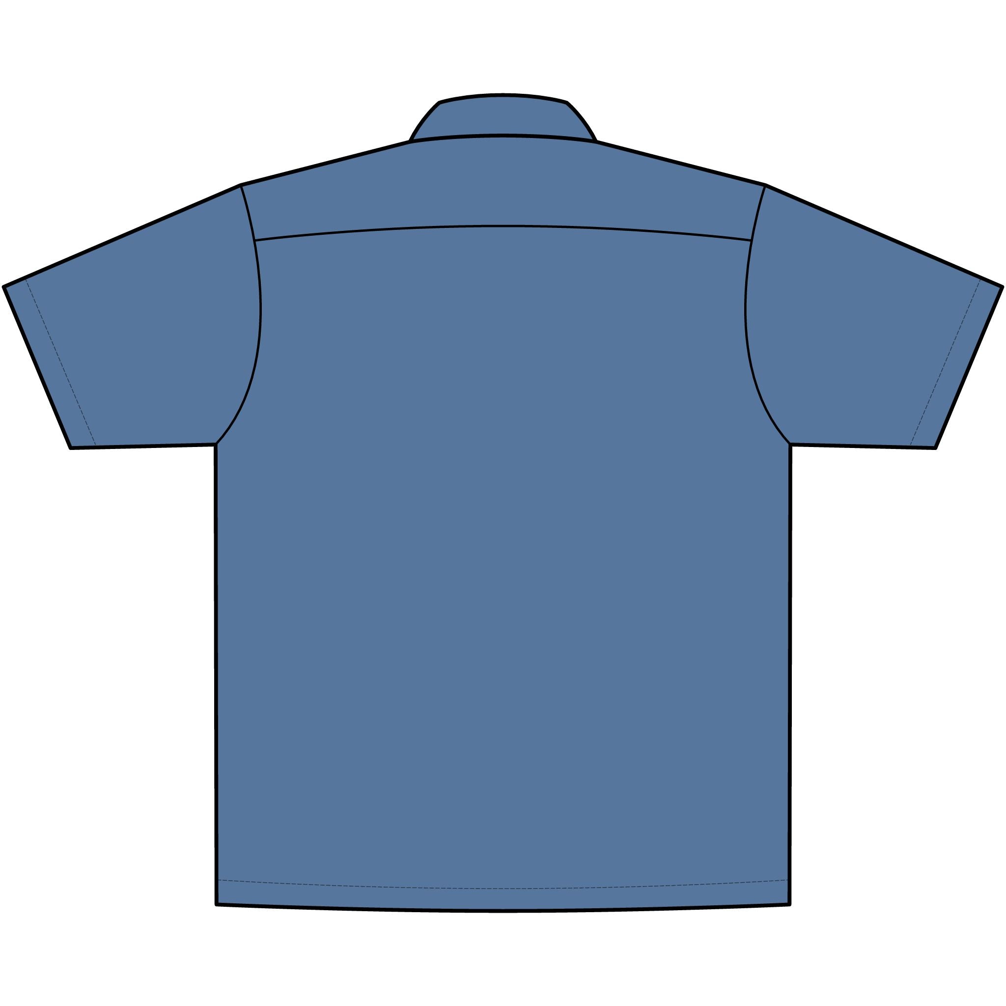 Easy Care Camp Shirt — Low-Maintenance Short-Sleeve Camp Collar Shirt