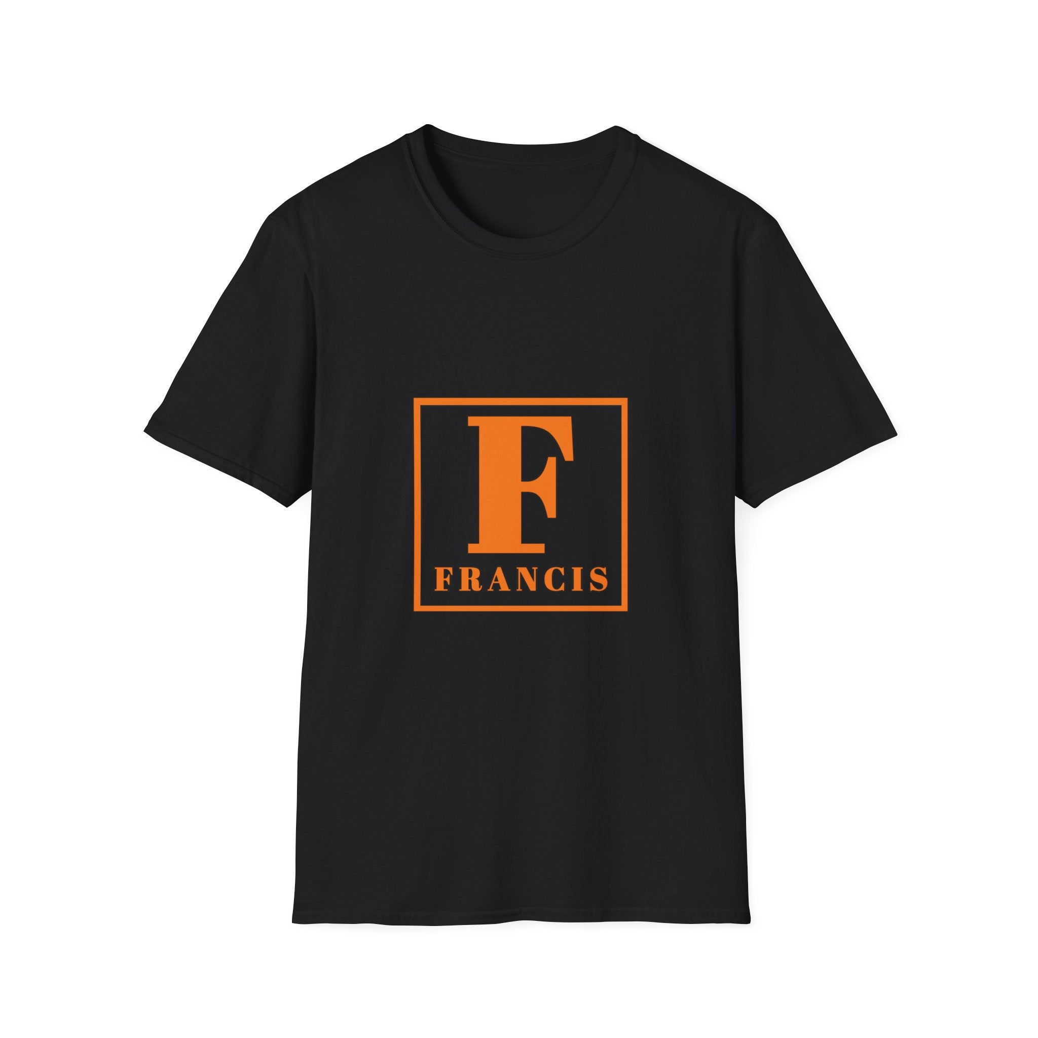 Monogram F Initial T-Shirt — Personalized 'Francis' Vintage Block Letter Tee
