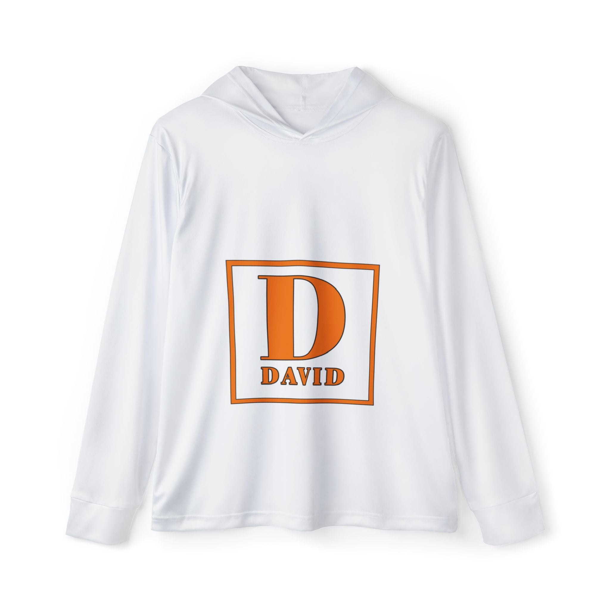 Men's Personalized 'D David' Sports Warmup Hoodie — Lightweight Athletic Pullover