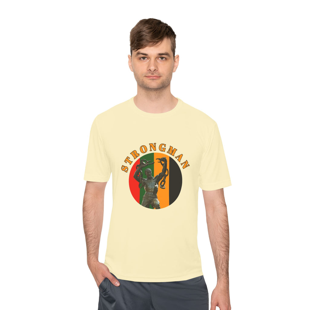 Strongman Kettlebell Tee — Athletic Moisture‑Wicking Gym Shirt