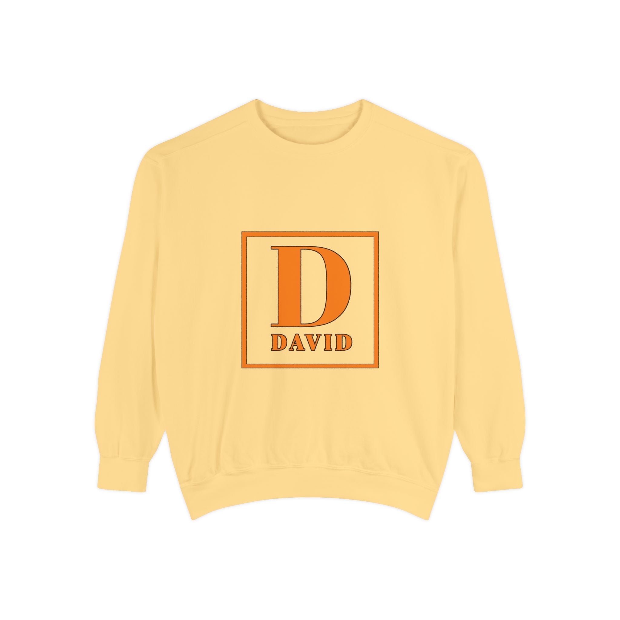 David Monogram Sweatshirt — Personalized Initial D Crewneck