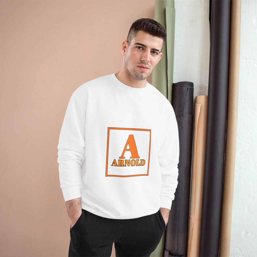 Arnold Letterman Sweatshirt – Personalized A Monogram Champion Crewneck