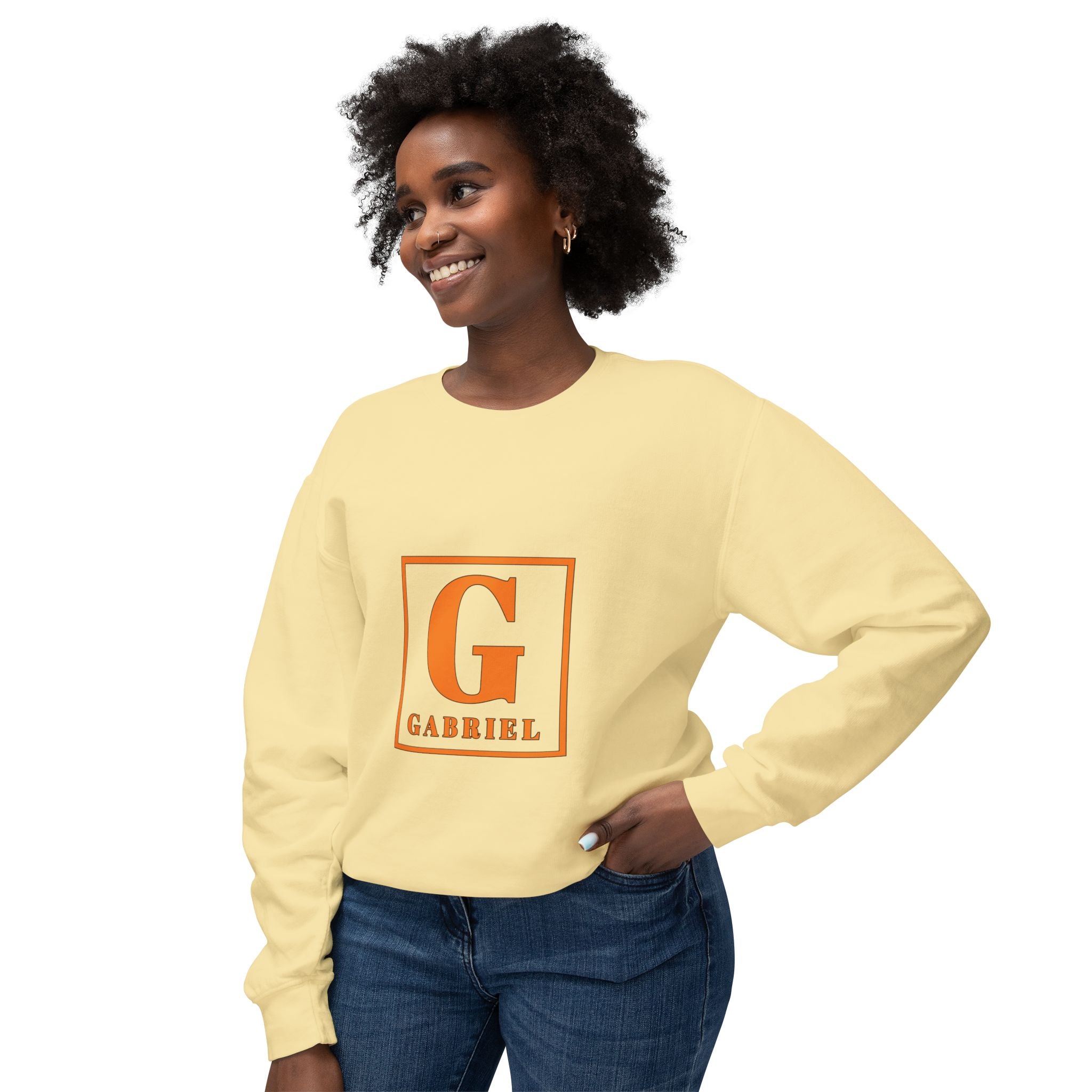 Monogram G "Gabriel" Crewneck Sweatshirt - Personalized Initial Sweatshirt