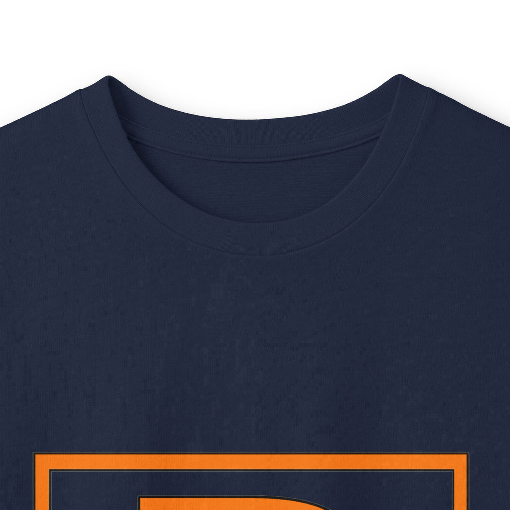 Patrick Monogram Long Sleeve Tee — Orange Block Initial P