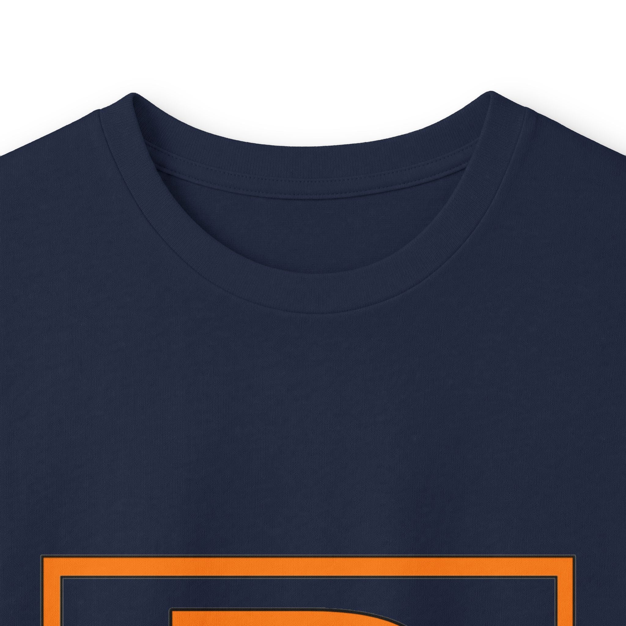 Patrick Monogram Long Sleeve Tee — Orange Block Initial P