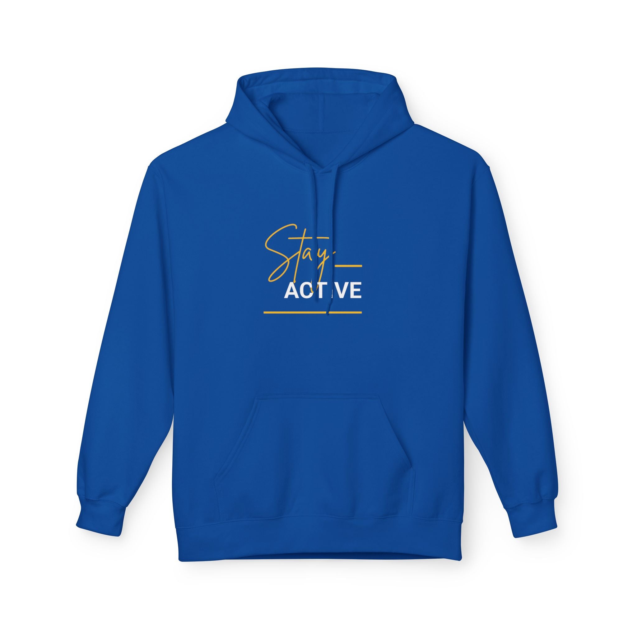 Stay Golden Hoodie — Minimal Script Graphic Casual Pullover