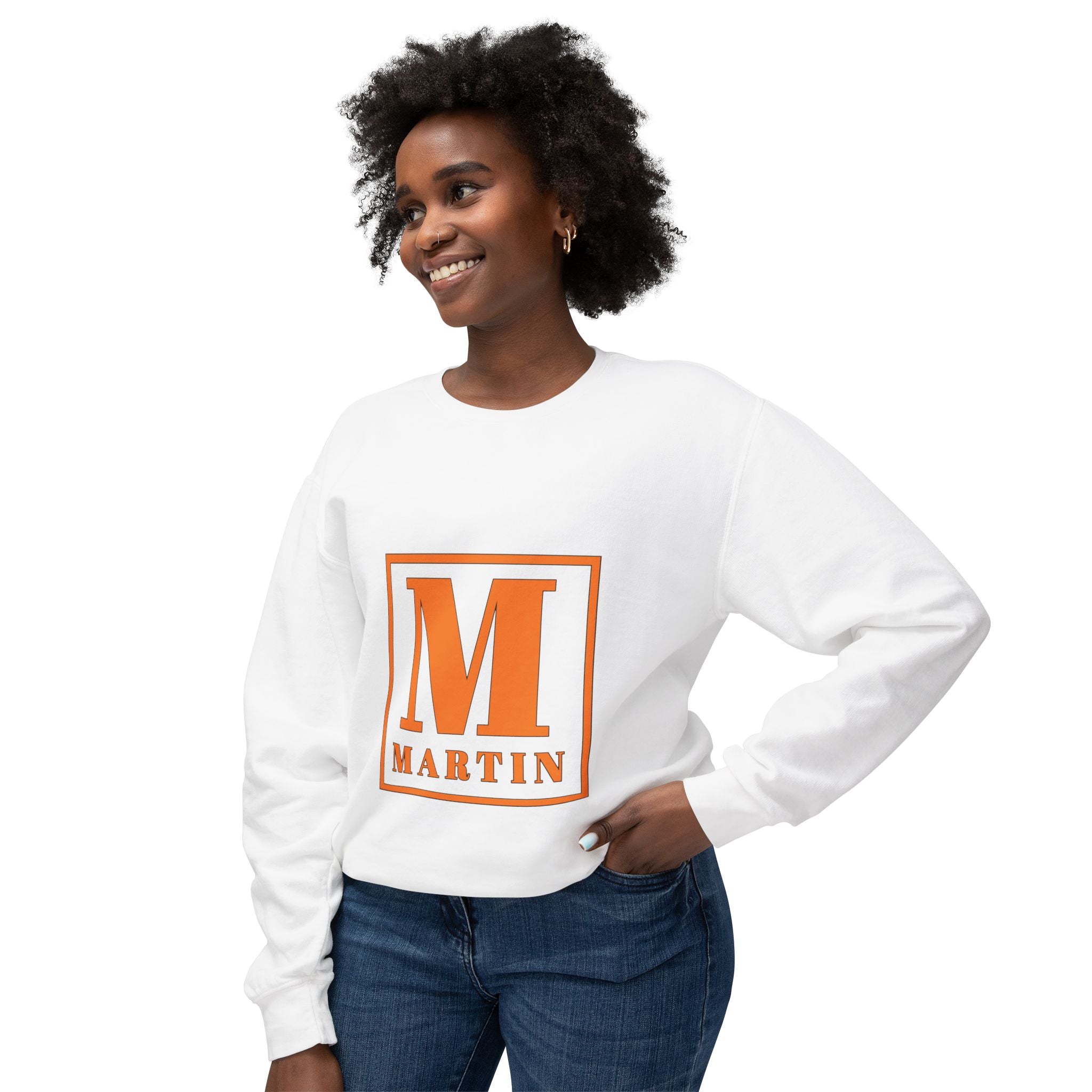 Personalized 'M' Monogram Sweatshirt – Martin Name Crewneck