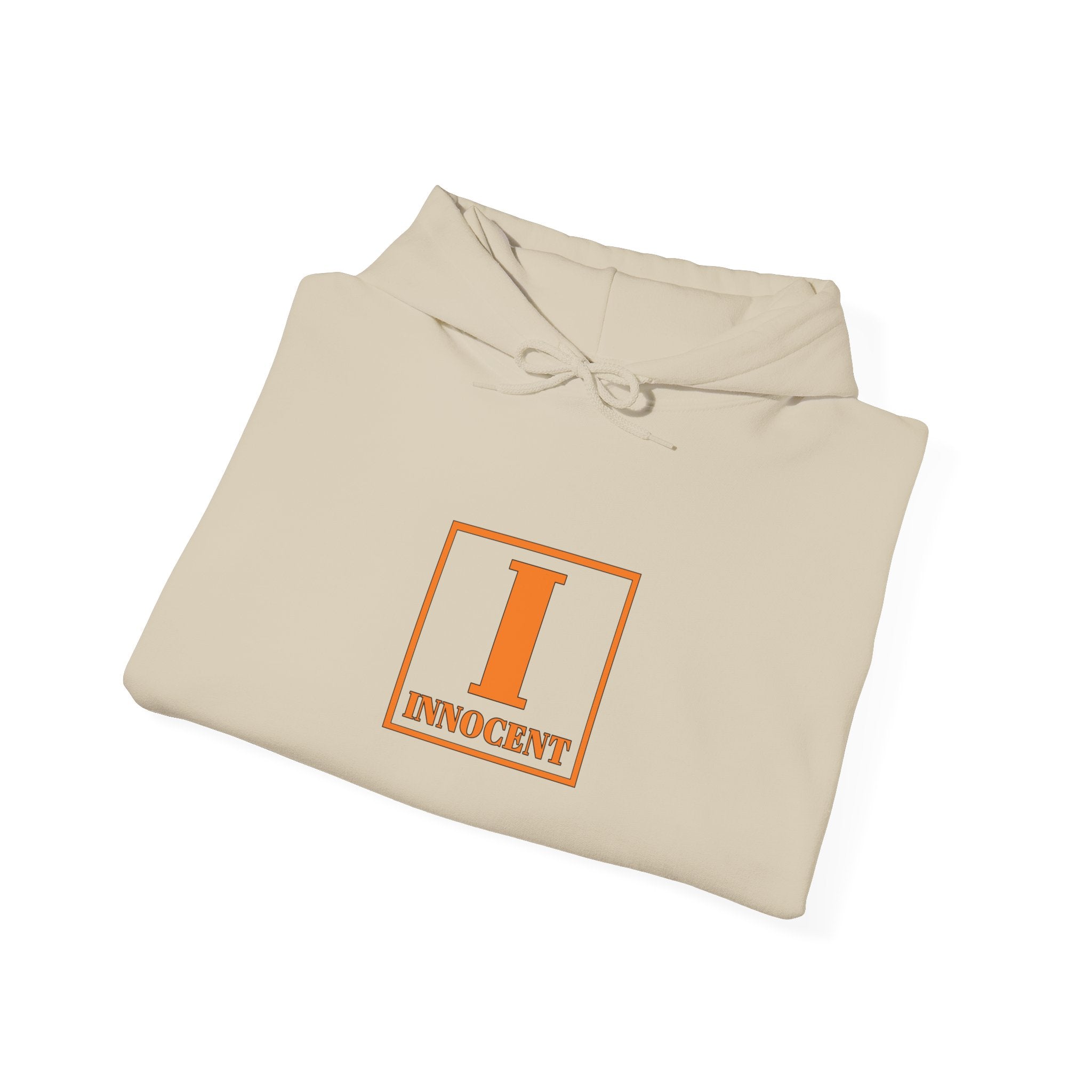 Innocent Square Logo Hoodie — Minimal Graphic Pullover