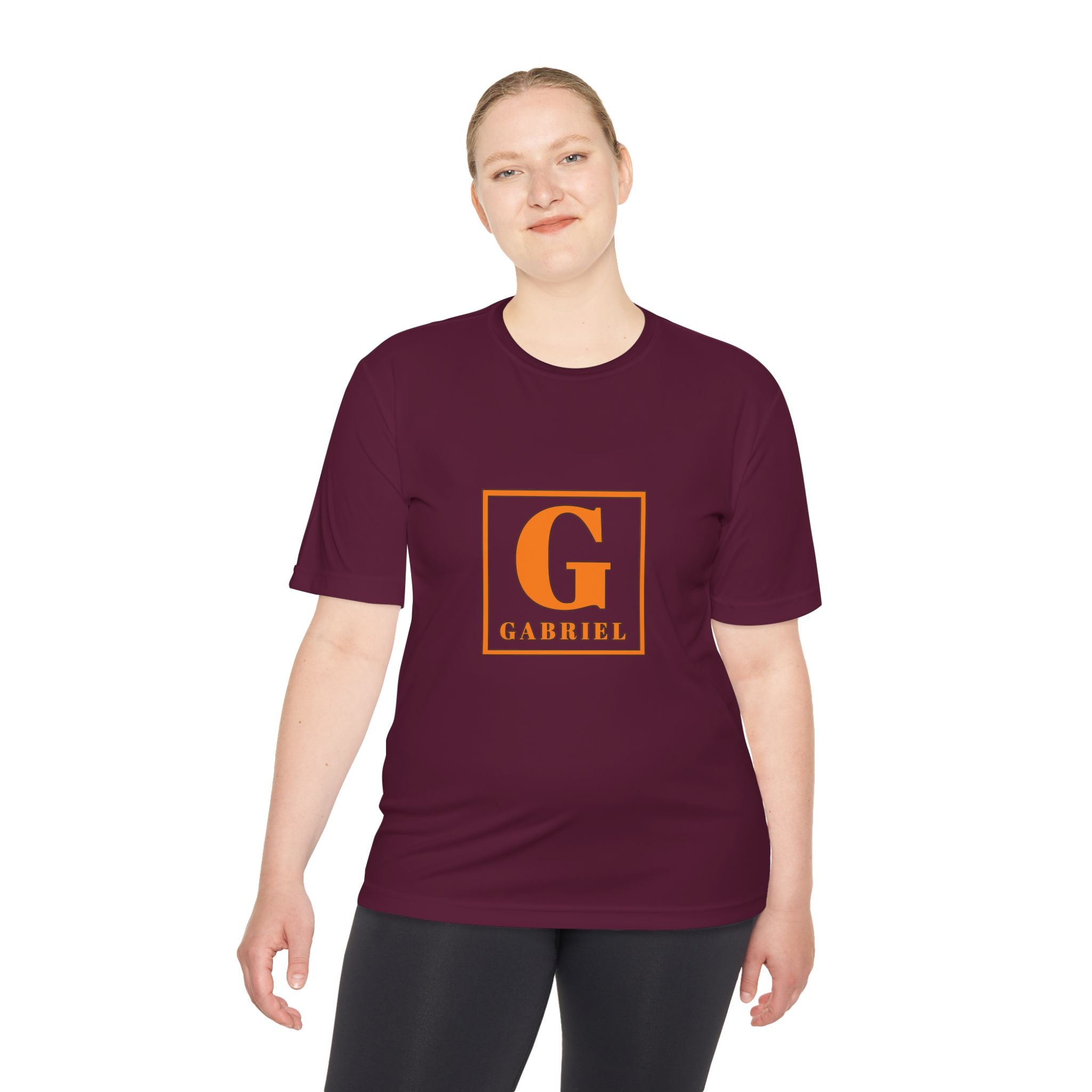 Personalized 'G' Initial Tee - Gabriel Monogram Moisture-Wicking Shirt