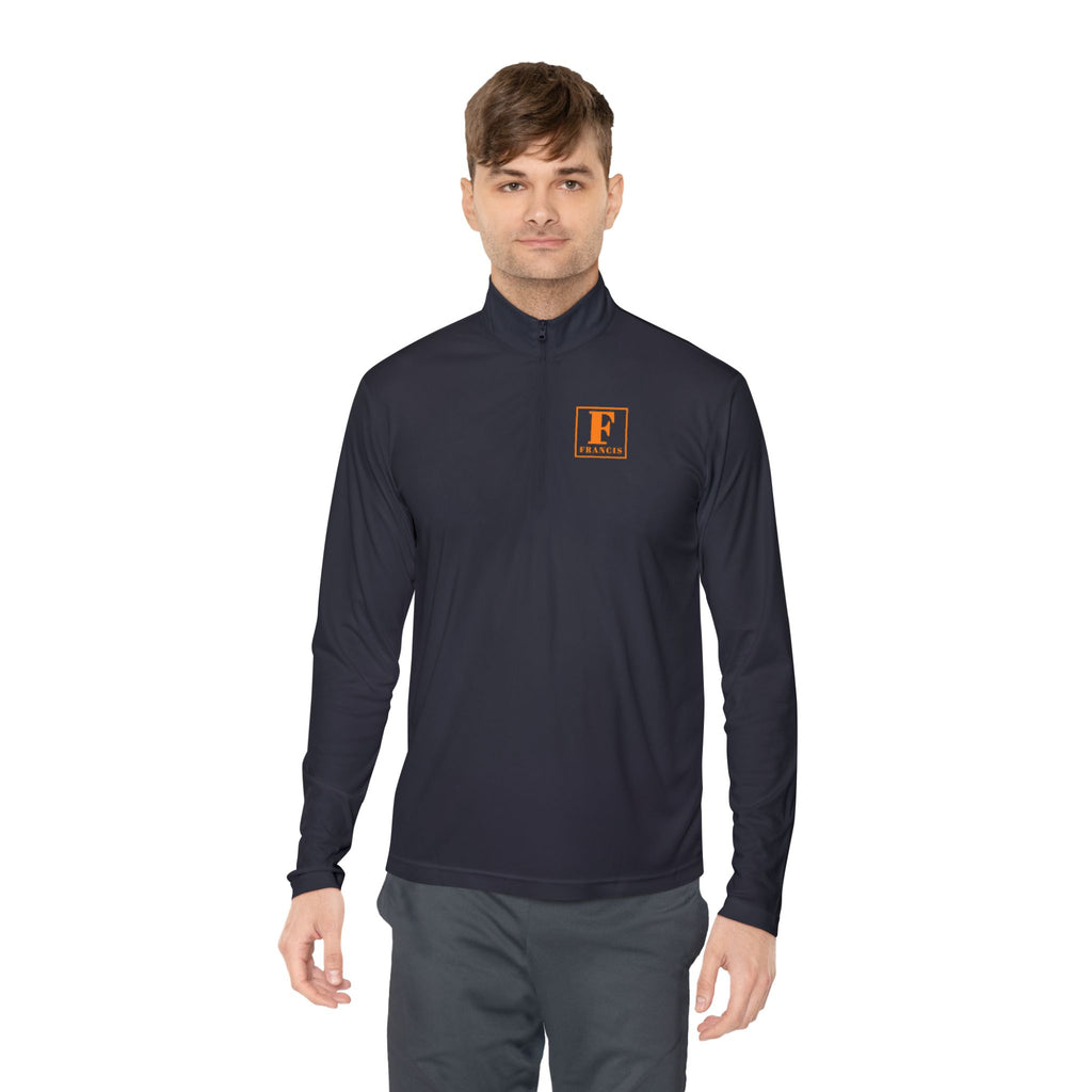 Quarter-Zip Pullover — Minimalist Small Logo Chest Pullover