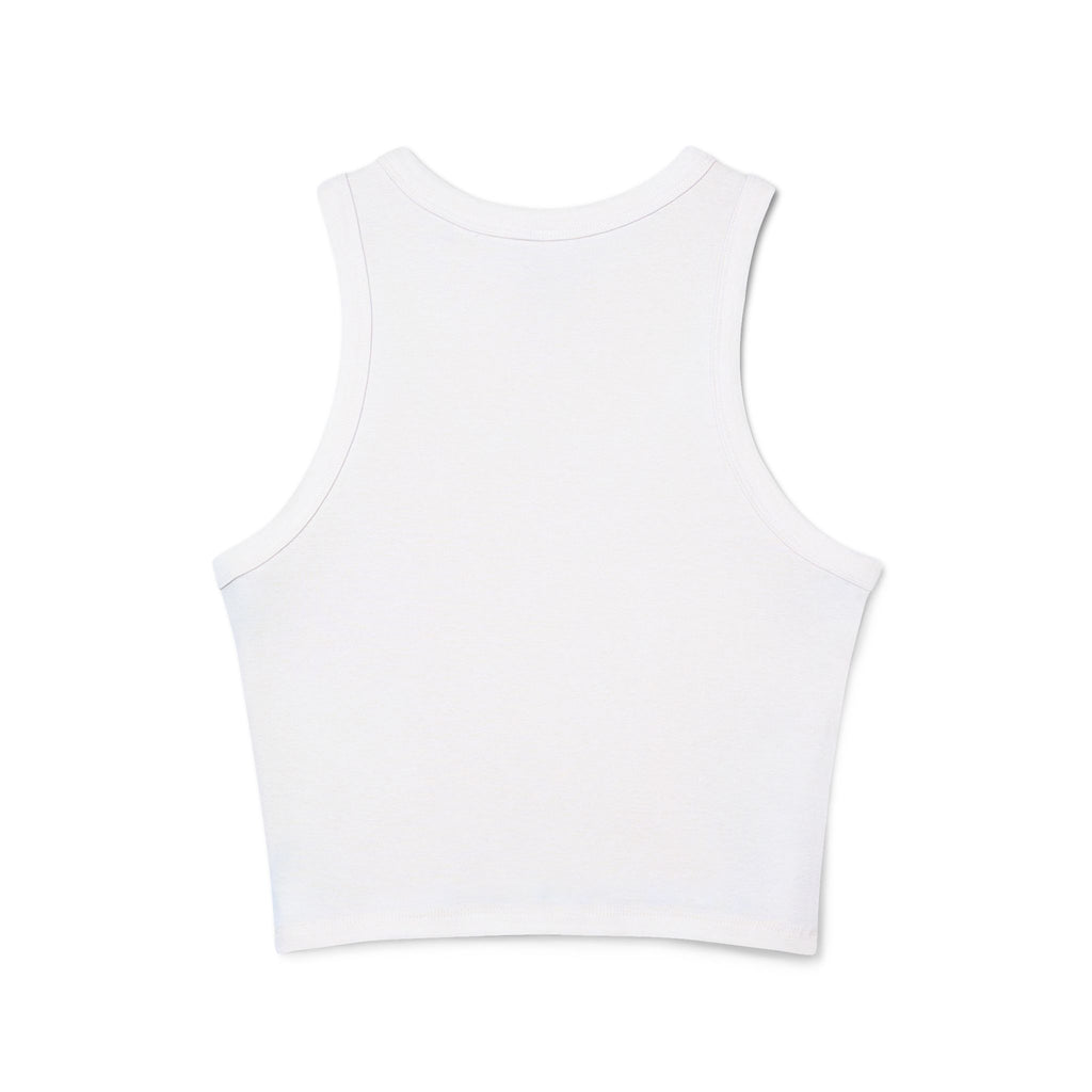 Stay Beautiful Floral Racer Tank Top
