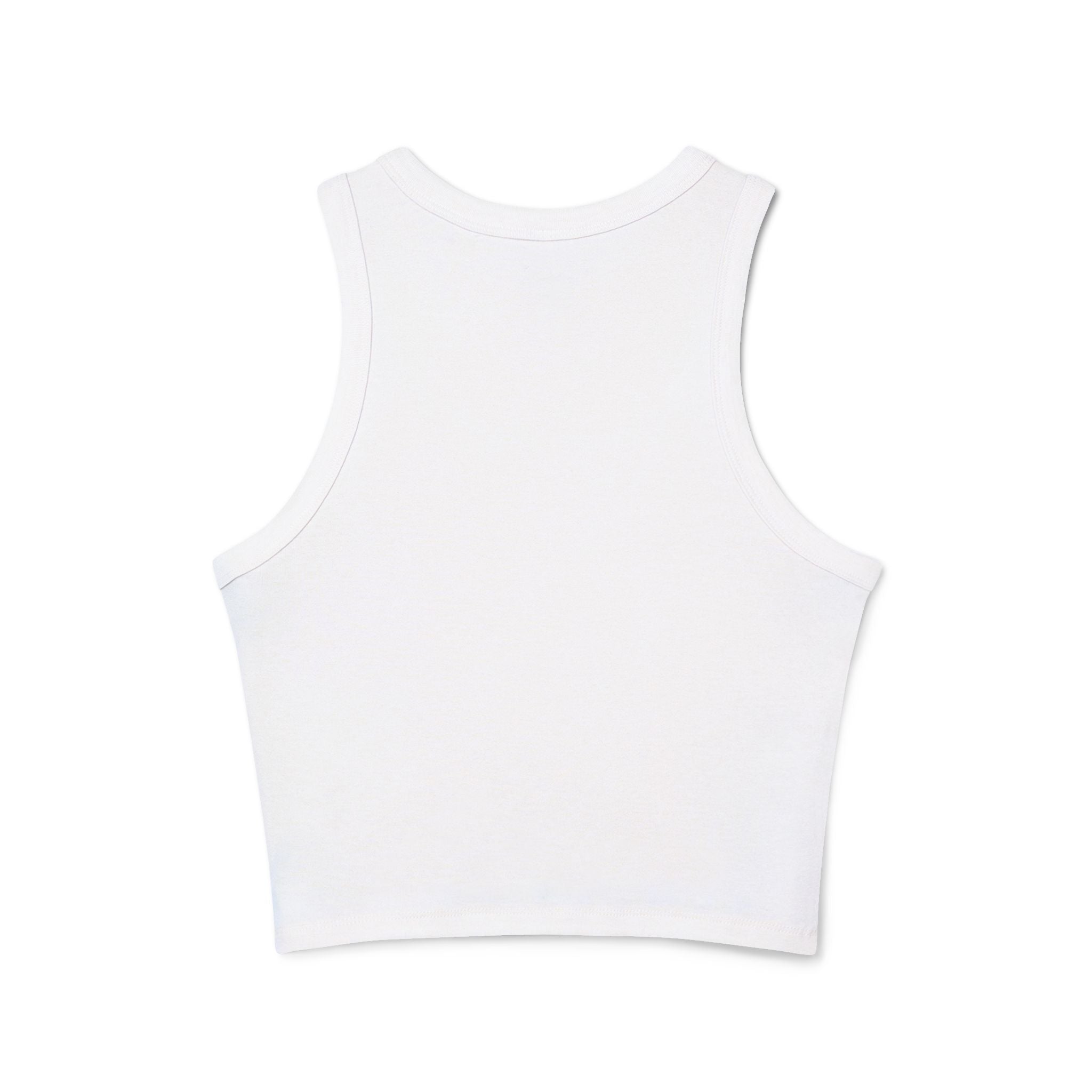 Stay Beautiful Floral Racer Tank Top
