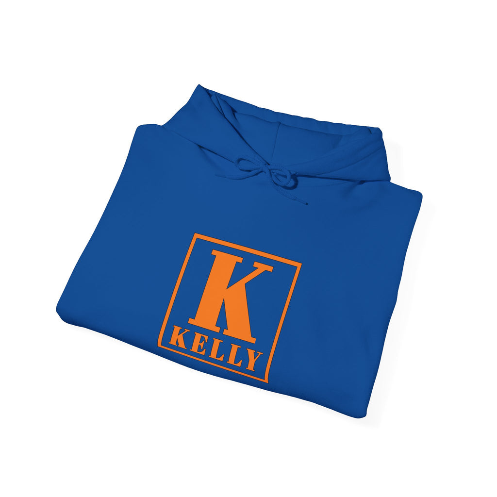 Kelly Monogram Hoodie — Orange K Initial Personalized Sweatshirt
