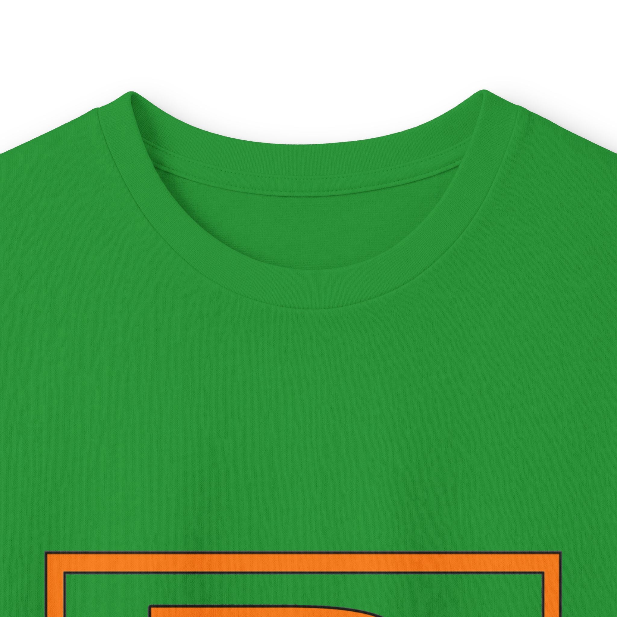 Richard Monogram Long Sleeve Tee — Retro Orange Initial R Shirt