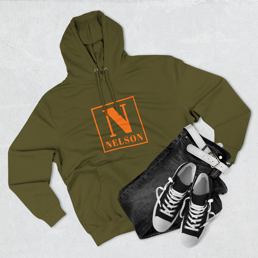 Three-Panel Fleece Hoodie